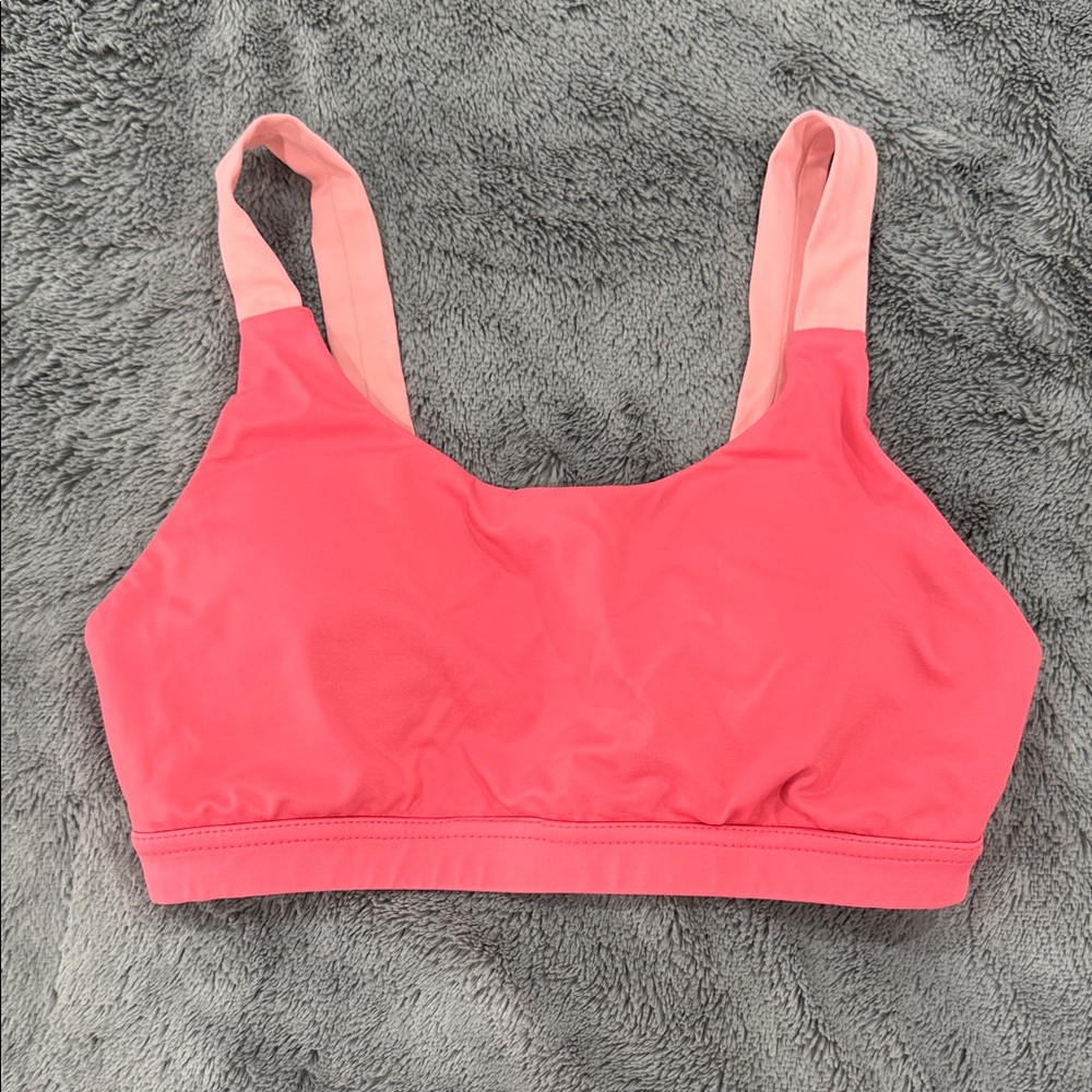 Pink Sports Bra